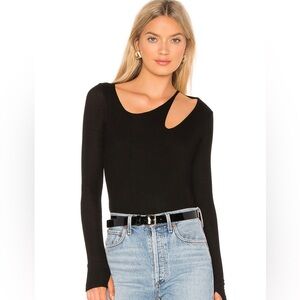Michael Lauren Fergus top in black
